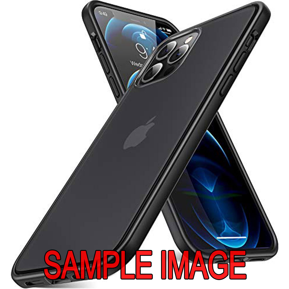 Slim Armor Clear Matte Hybrid Case for Samsung Galaxy A71 5G (Black)